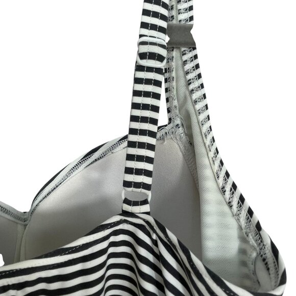 Niptuck Sorrento Stripe Joanne Tankini 2-Piece Navy/White Stripes US Size 10 - Picture 12 of 15